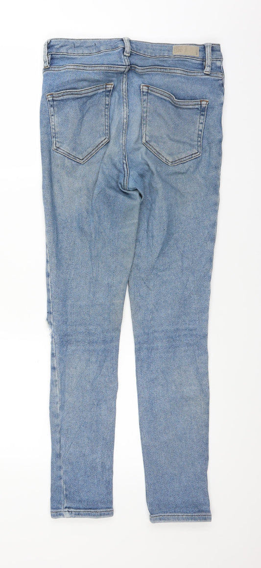 Cubus Womens Blue  Denim Straight Jeans Size 29 in L27 in - stretch denim
