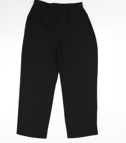 Richards Womens Black Dress Pants Trousers Size 14 L28 in