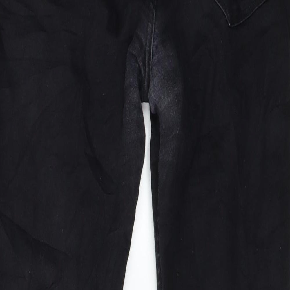Womens UK Size 27 in Preworn Regular Fit Skinny Black Jeans