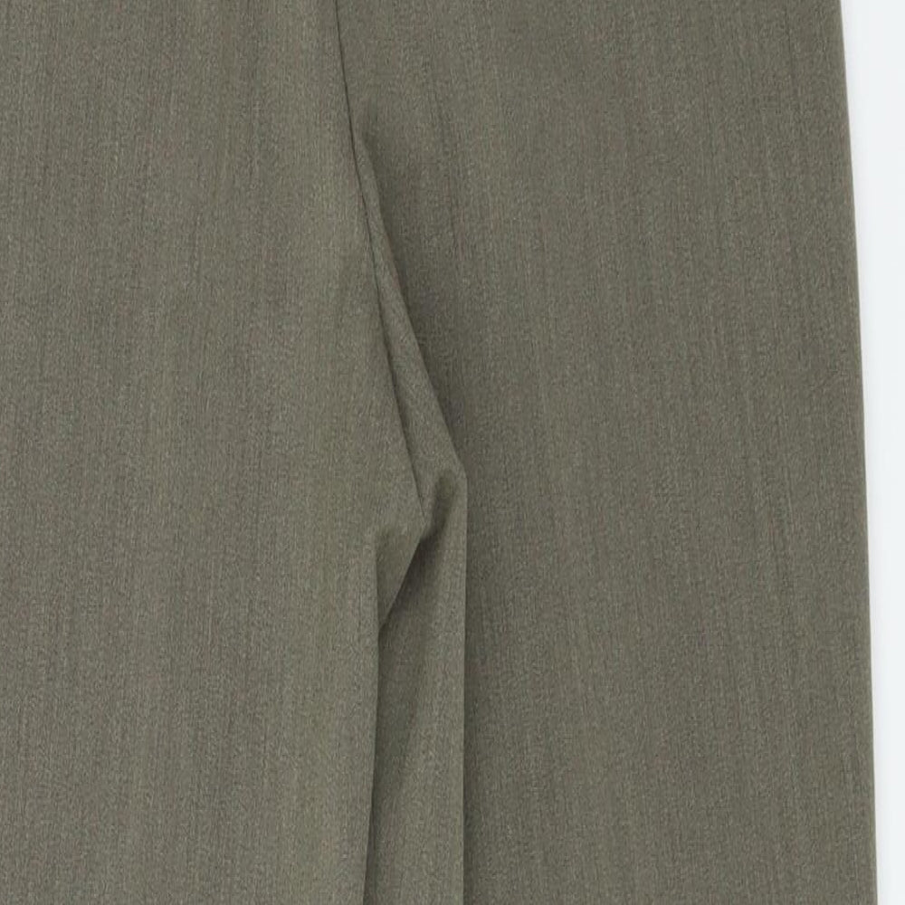 Womens UK Size 10 Marks and Spencer Regular Fit Beige Trousers