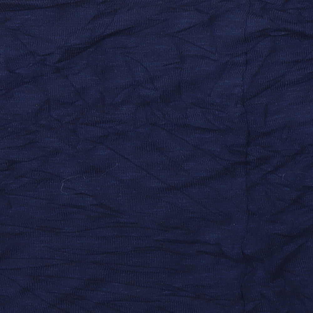 TU Womens Blue Basic Blouse Size 20