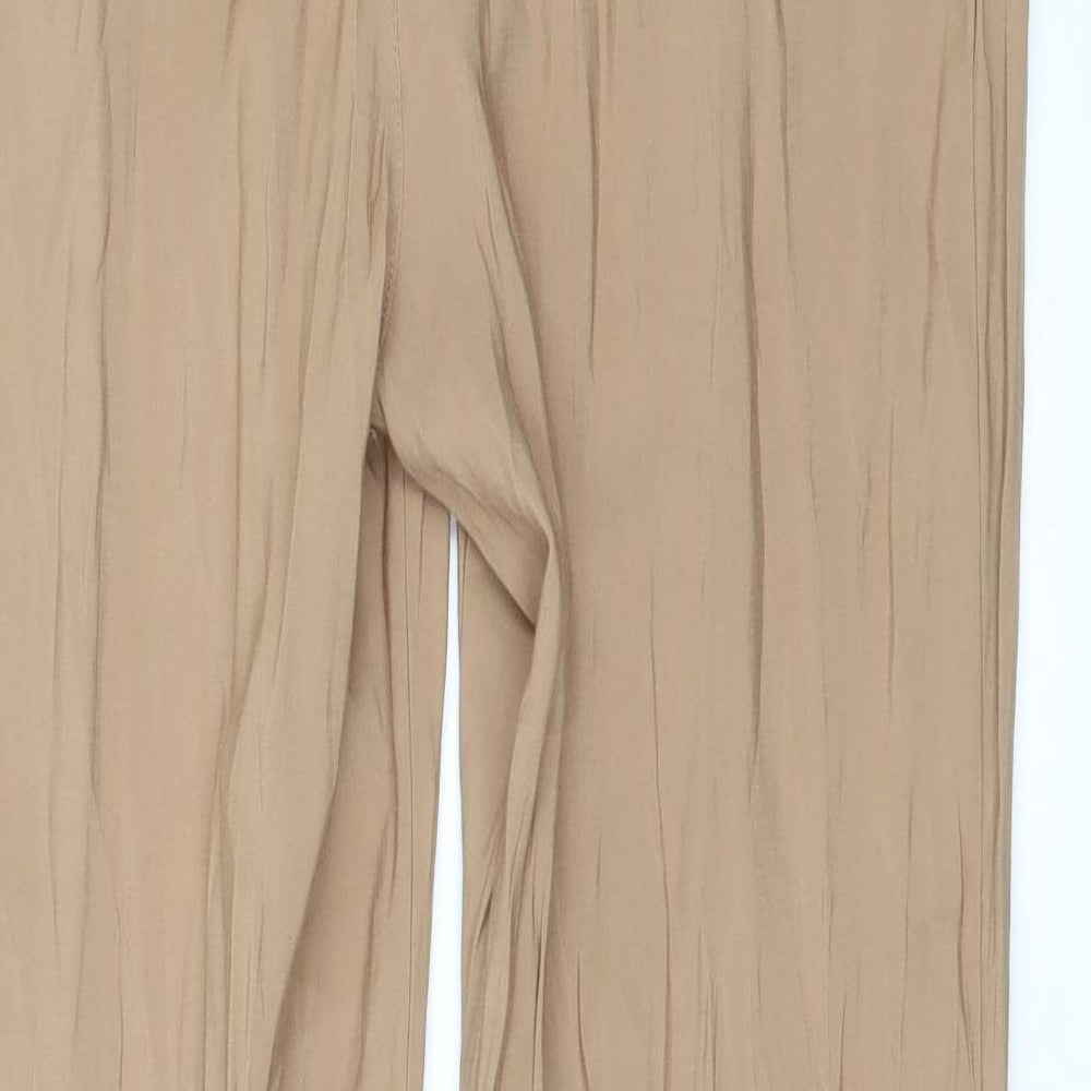 Divided by H&M Womens Brown Trousers Size 10 L30 in - Zip