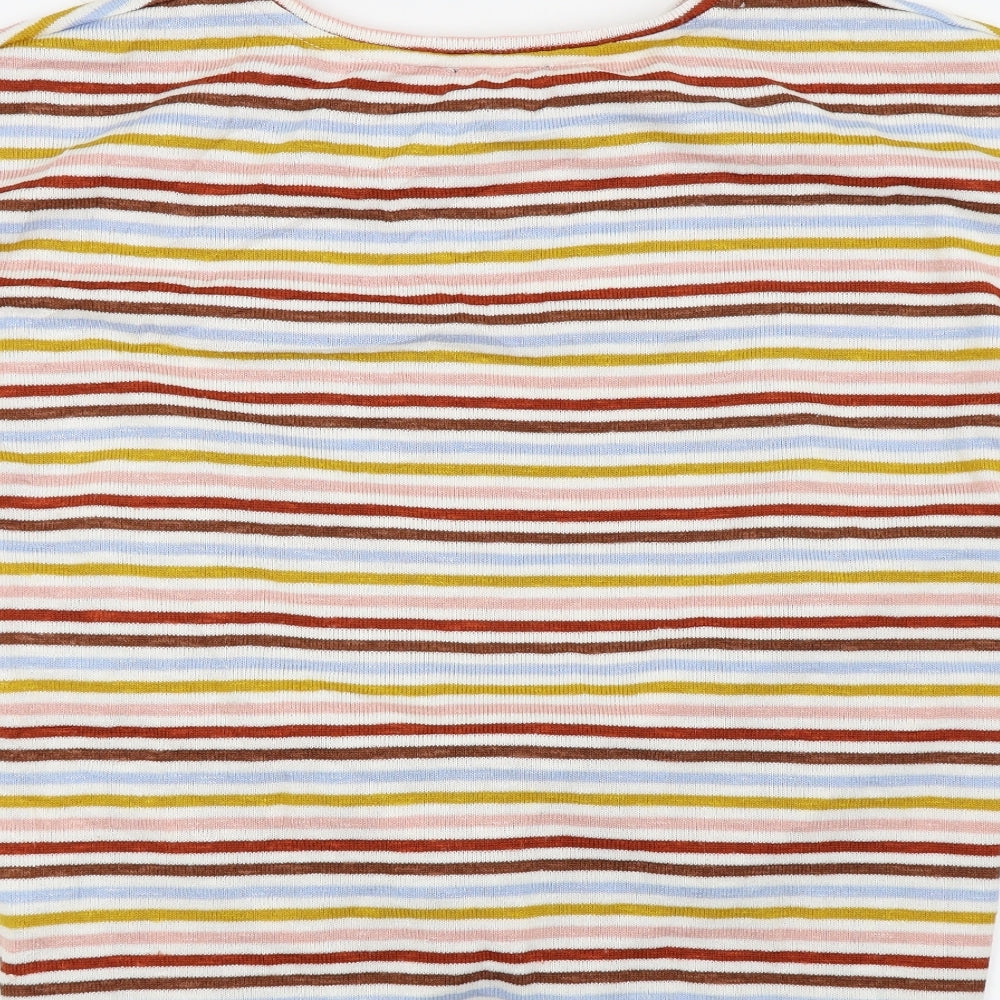 Womens UK Size L New Look Red Basic T-Shirt