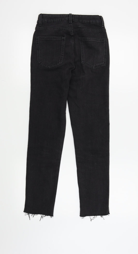 Denim & Co. Womens Black Skinny Jeans Size 4 L25 in