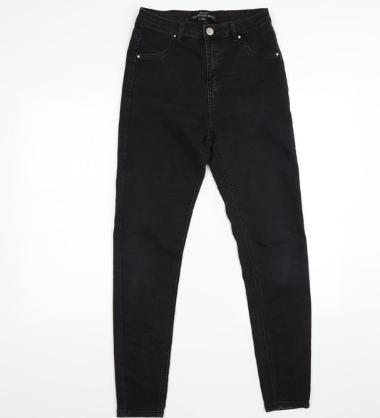 Womens UK Size 12 Select Regular Fit Skinny Black Jeans