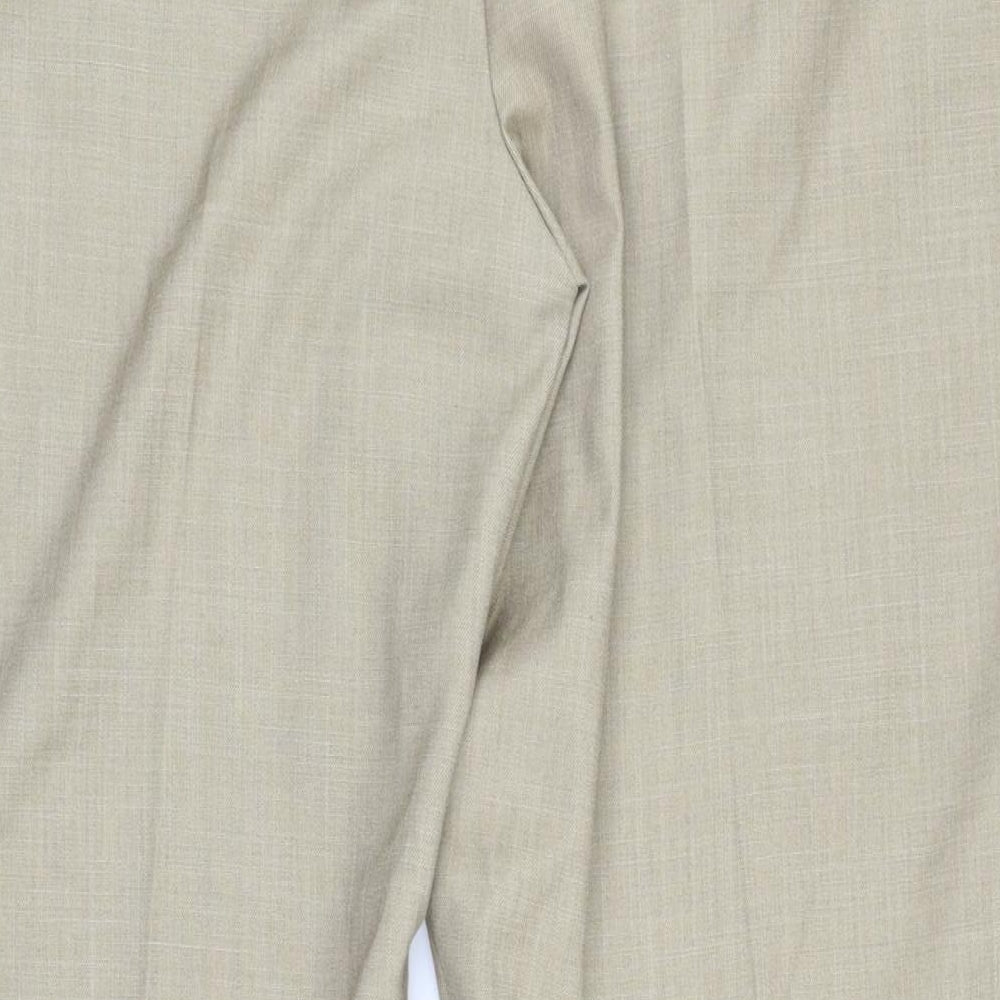 Womens UK Size 18 Marks and Spencer Regular Fit Brown Trousers