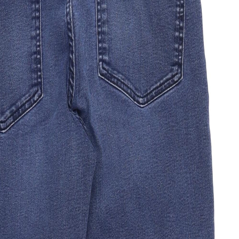 Womens UK Size 12 Marks and Spencer Regular Fit Straight Blue Jeans