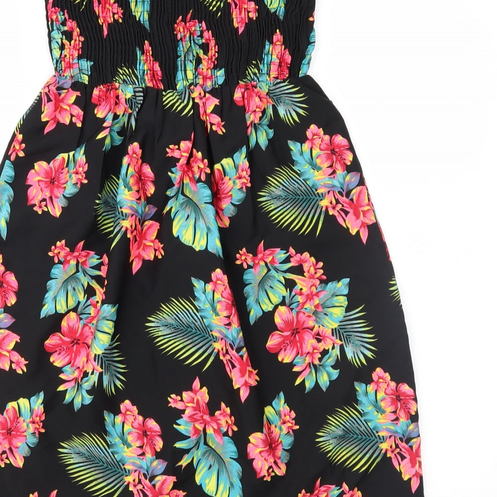 Atmosphere Womens Black Floral Fit & Flare