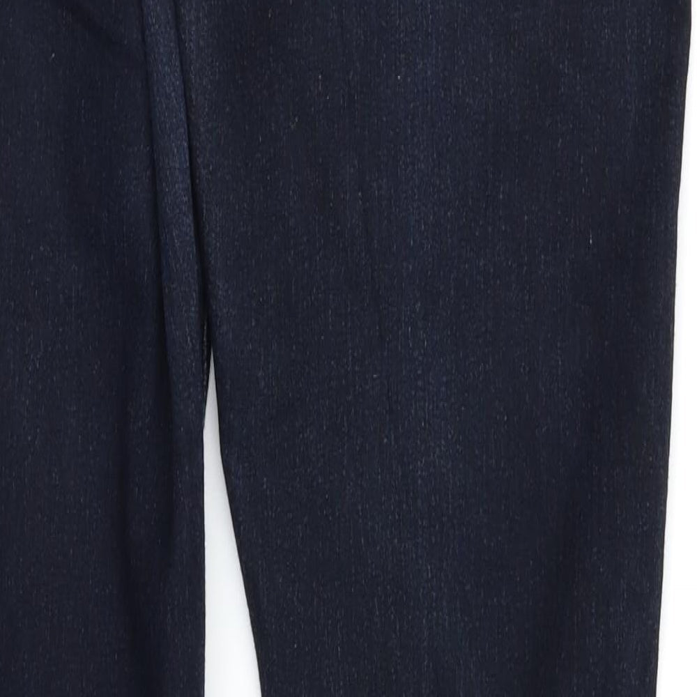 Denim&co Womens Blue Straight Jeans Size 8 L31 in