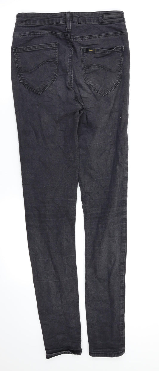 Lee Womens Black Skinny Jeans Size 26 L33 in