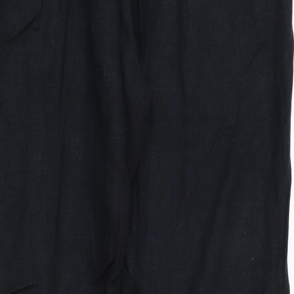 George Womens Black Trousers Size 14 L28 in