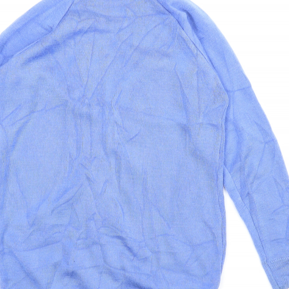 Heritage Dimension Womens Blue Cardigan Jumper Size S