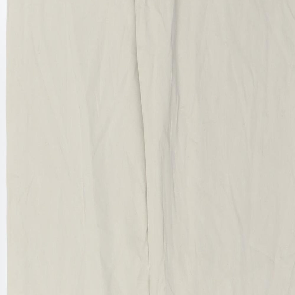 old ridel Womens Beige Chino Trousers Size 12 L32 in