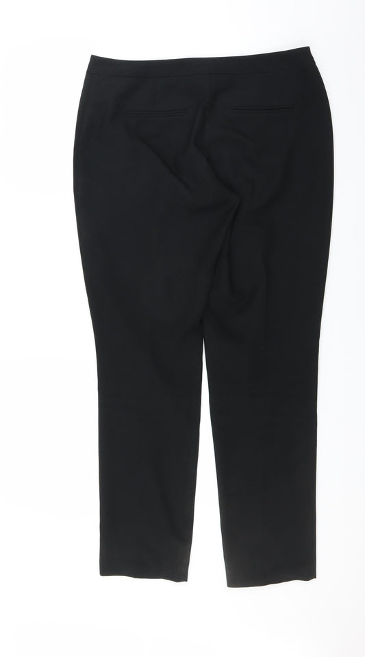 Dorothy Perkins Womens Black Trousers Size 12 L30 in