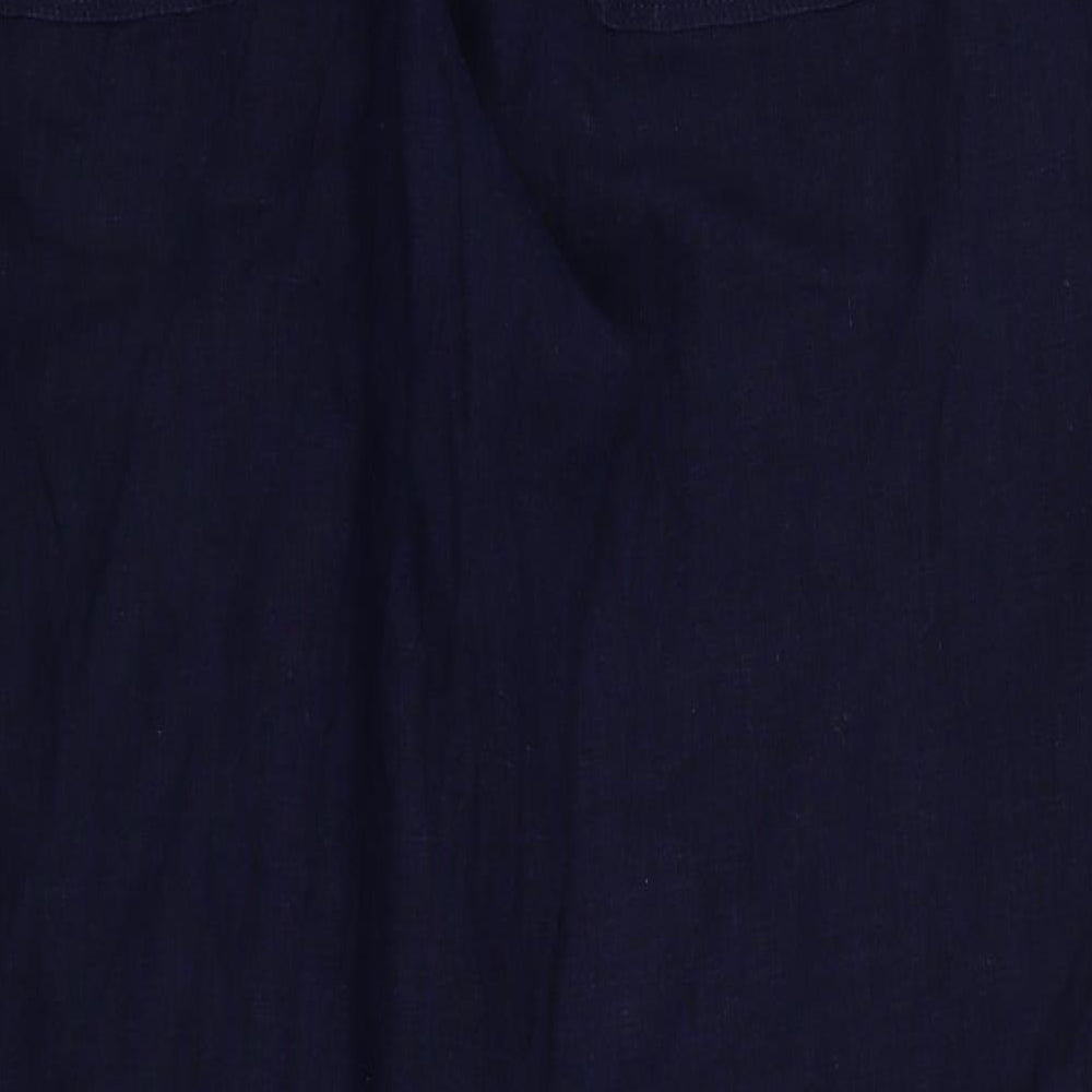 Womens UK Size 10 NEXT Regular Fit Blue Trousers