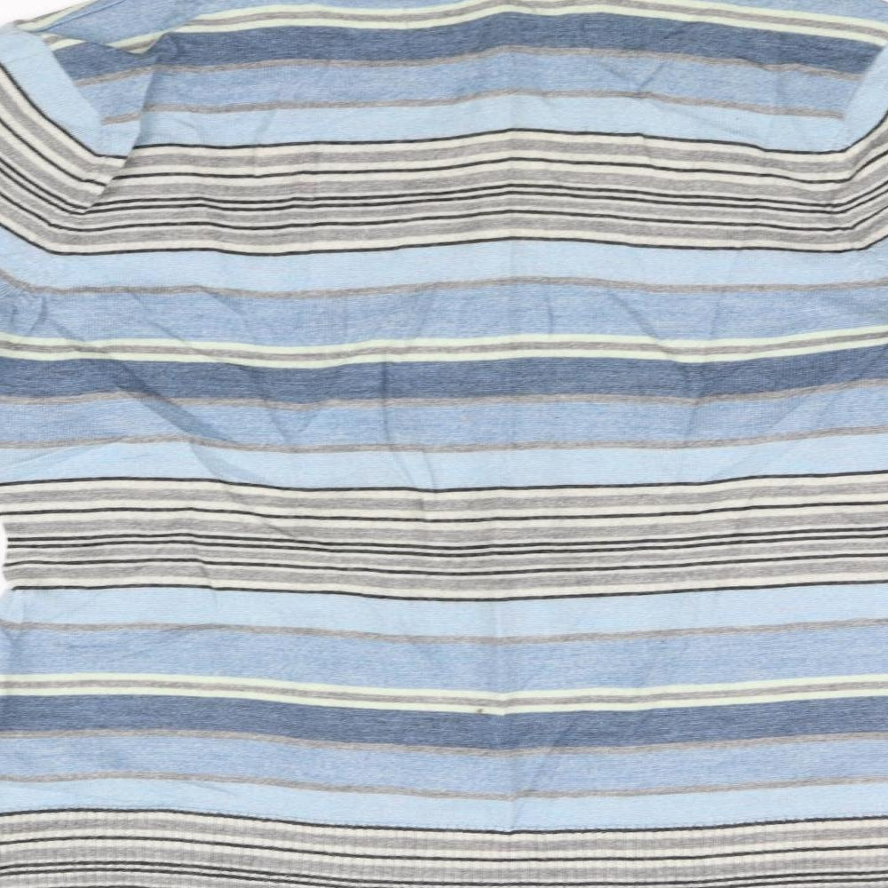 Gap Womens Blue Striped Pullover Size M