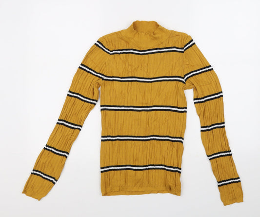 Primark Womens Yellow Basic Blouse Size S