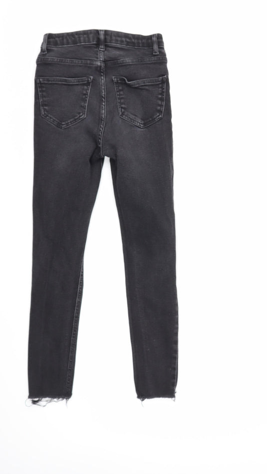 New Look Womens Black Denim Skinny Jeans Size 8 L25 in