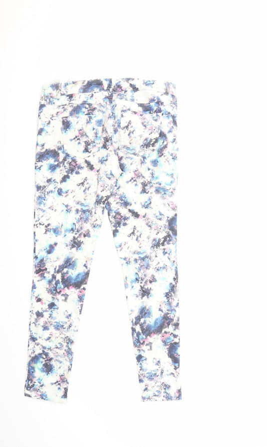 Womens UK Size 8 Mohito Regular Fit Skinny White Jeans