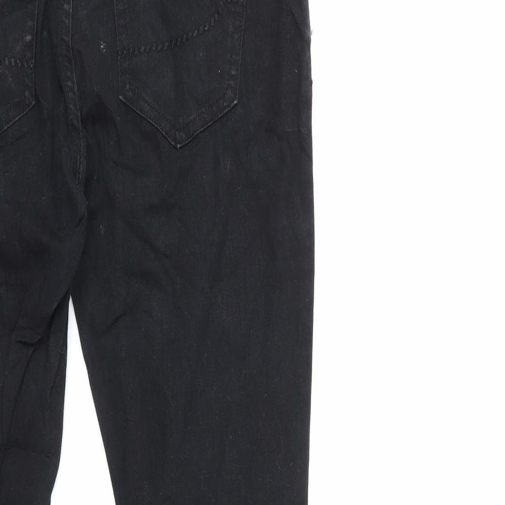Womens UK Size 27 in Amisu Regular Fit Skinny Black Jeans
