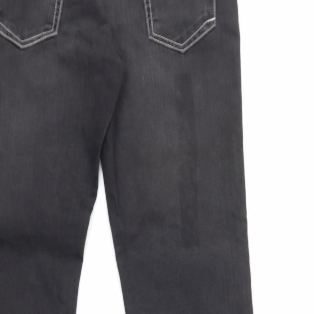 ALLEN SALLY Womens Black Denim Straight Jeans Size 30 in L27 in