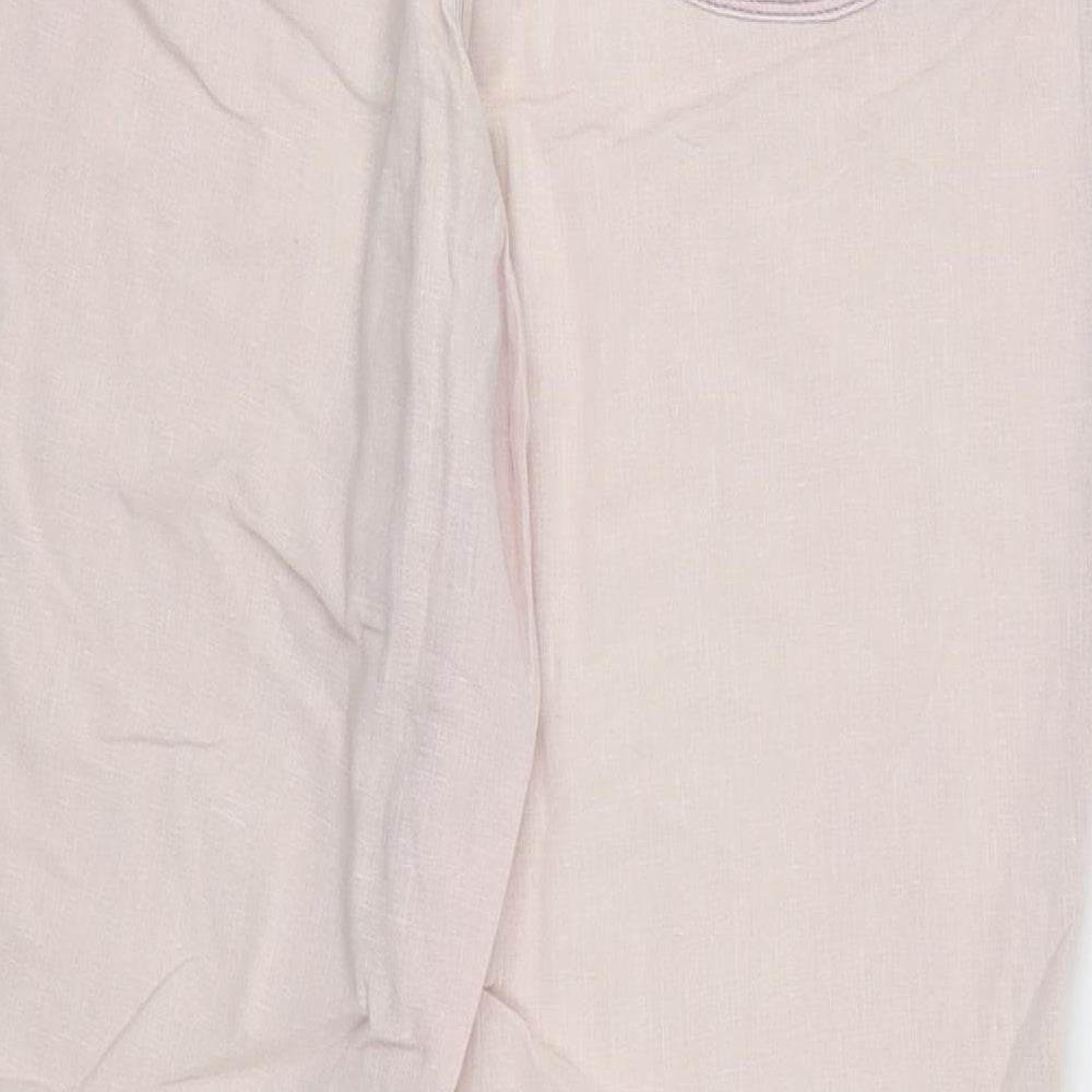 M&Co Womens Pink Trousers Size 12 L27 in