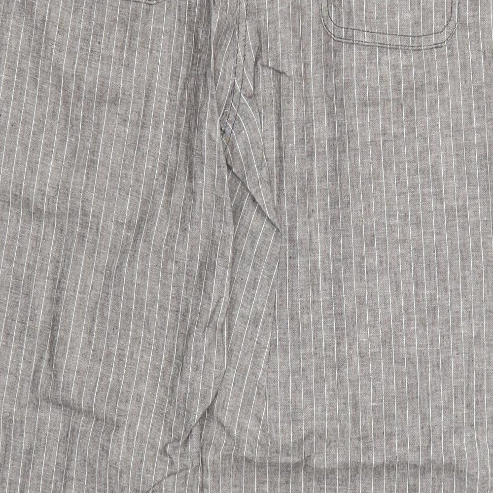Womens UK Size 34 in Preworn Regular Fit Grey Trousers