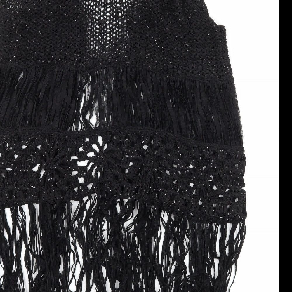 George Womens Black Knit Cardigan Jumper Size M
