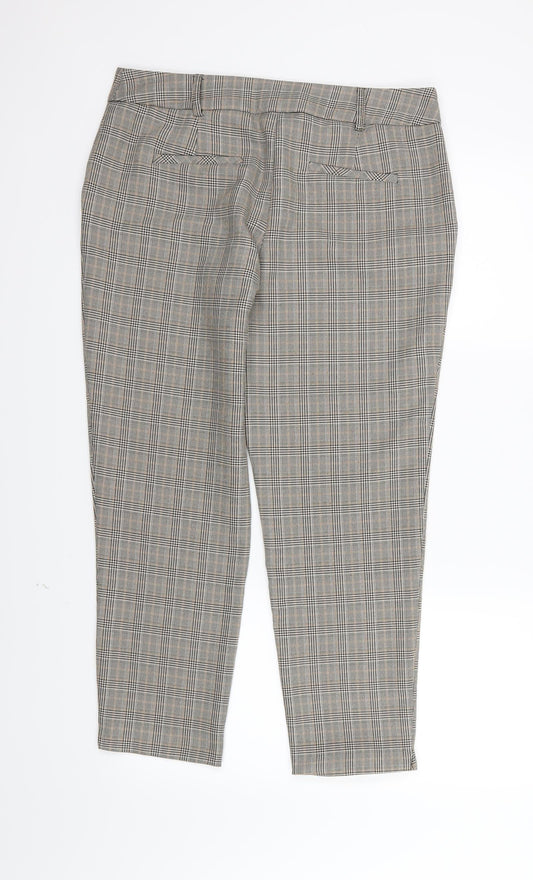 Womens UK Size 12 Dorothy Perkins Regular Fit Multicoloured Trousers