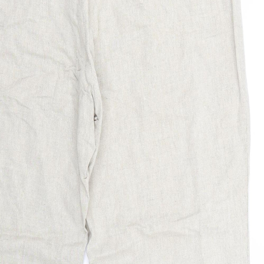BM Womens Beige Trousers Size 18 L30 in