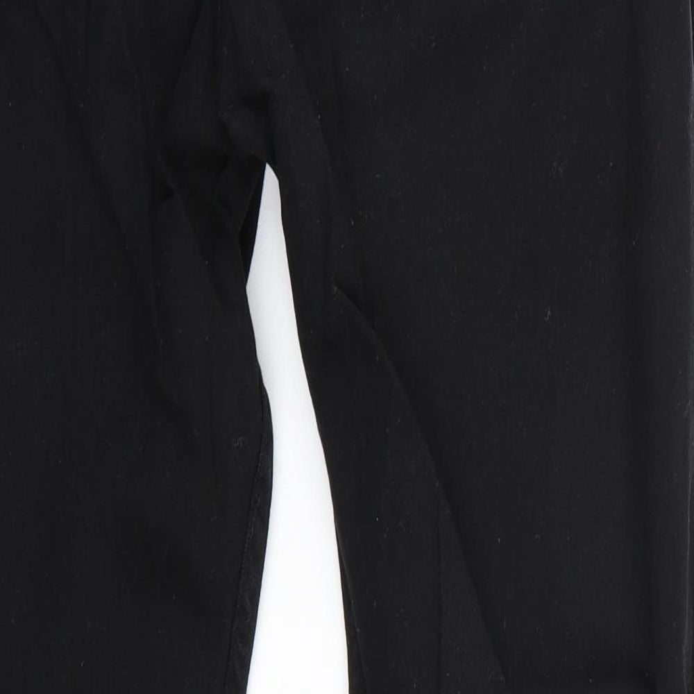 Denim & Co. Womens Black Straight Jeans Size 34 L30 in