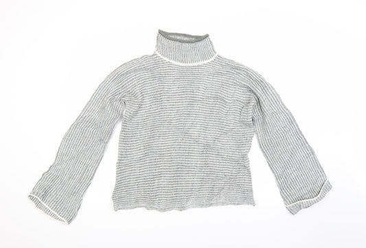 QED London Womens Grey Knit Pullover Jumper Size M