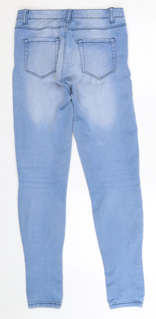 Denim Co Womens Blue Denim Skinny Jeans Size 10 L28 in