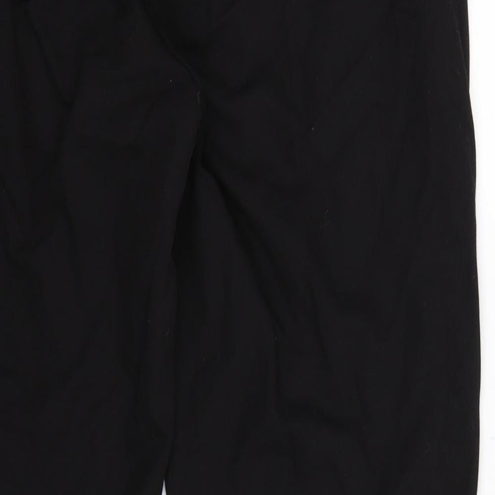 Nutmeg Womens Black Striped Dress Pants Trousers Size 12 L27 in