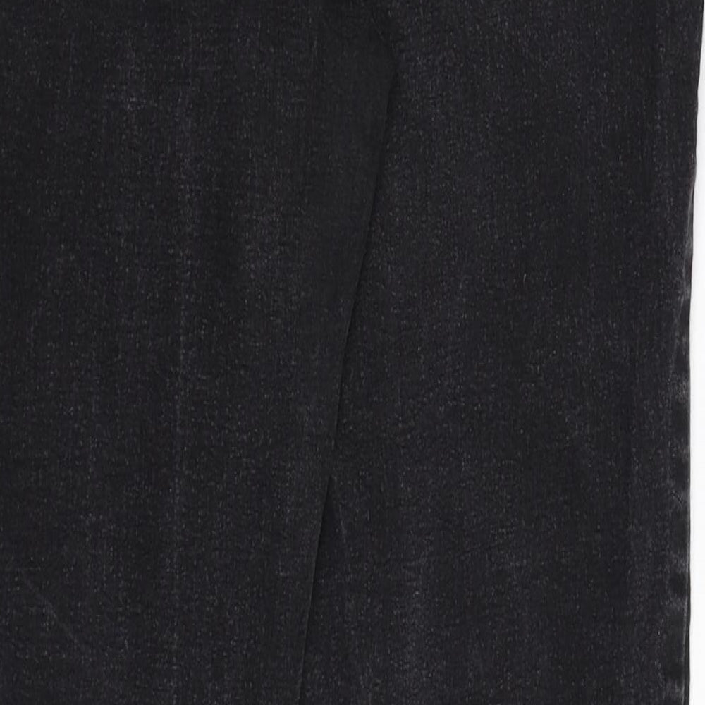Dorothy Perkins Womens Black Denim Skinny Jeans Size 12 L29 in