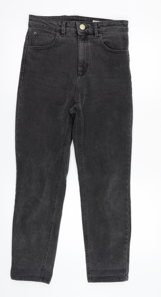 Mens UK Size 26 ASOS Regular Fit Skinny Black Jeans