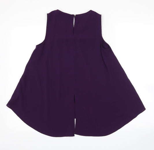 Dorothy Perkins Womens Purple Basic Tank Size 8