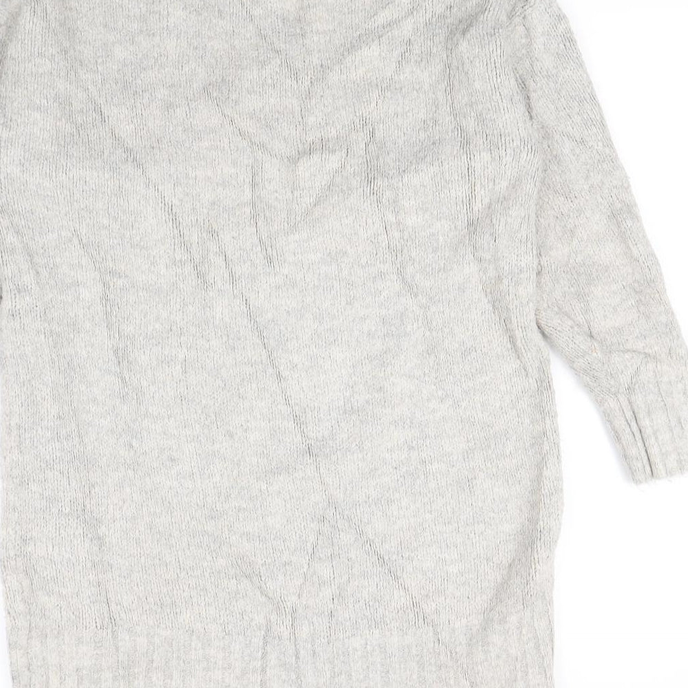 F&F Womens Grey Pullover Jumper Size 8