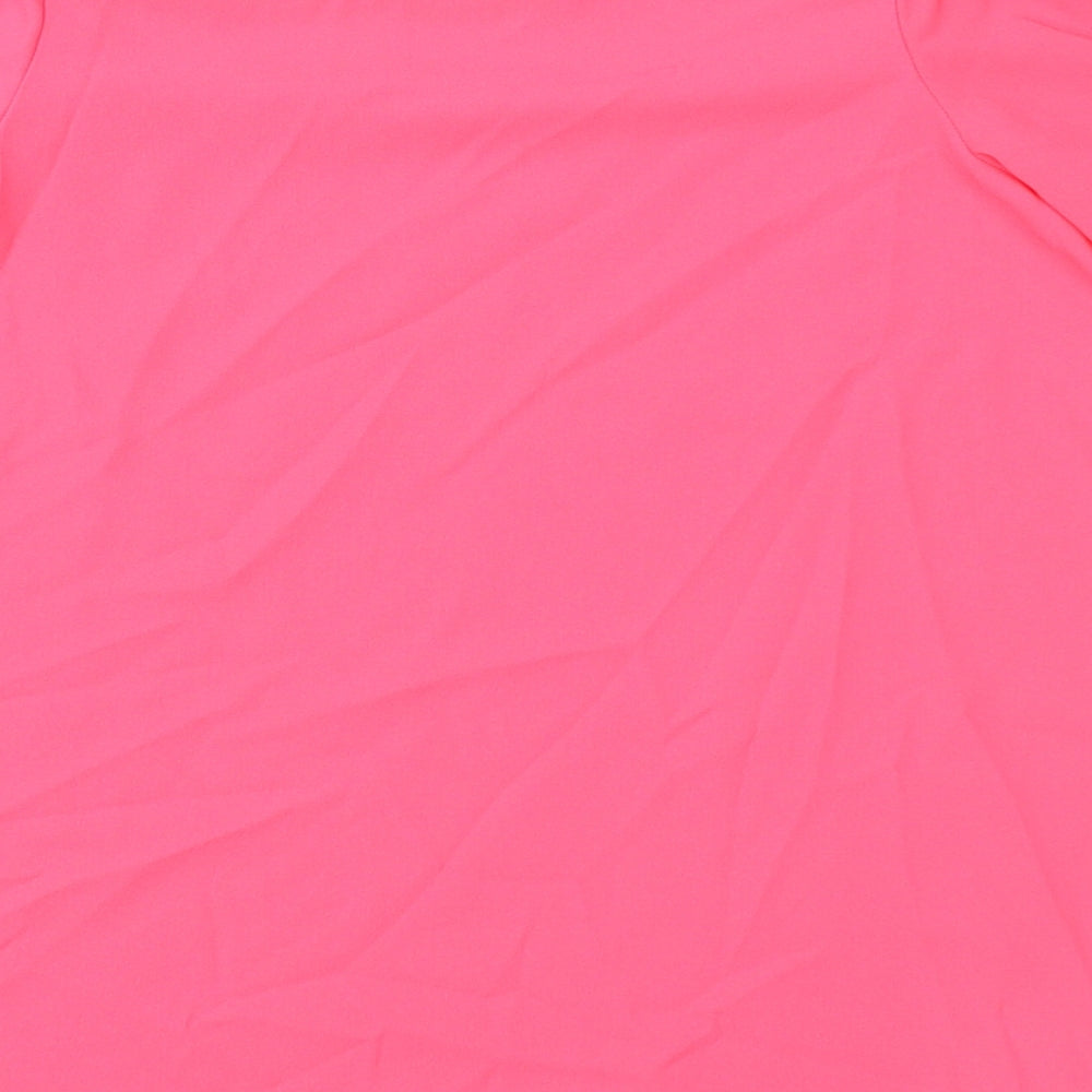 George Womens Pink Basic Blouse Size 8