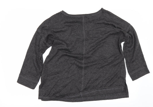 Womens UK Size 10 NEXT Grey Basic T-Shirt