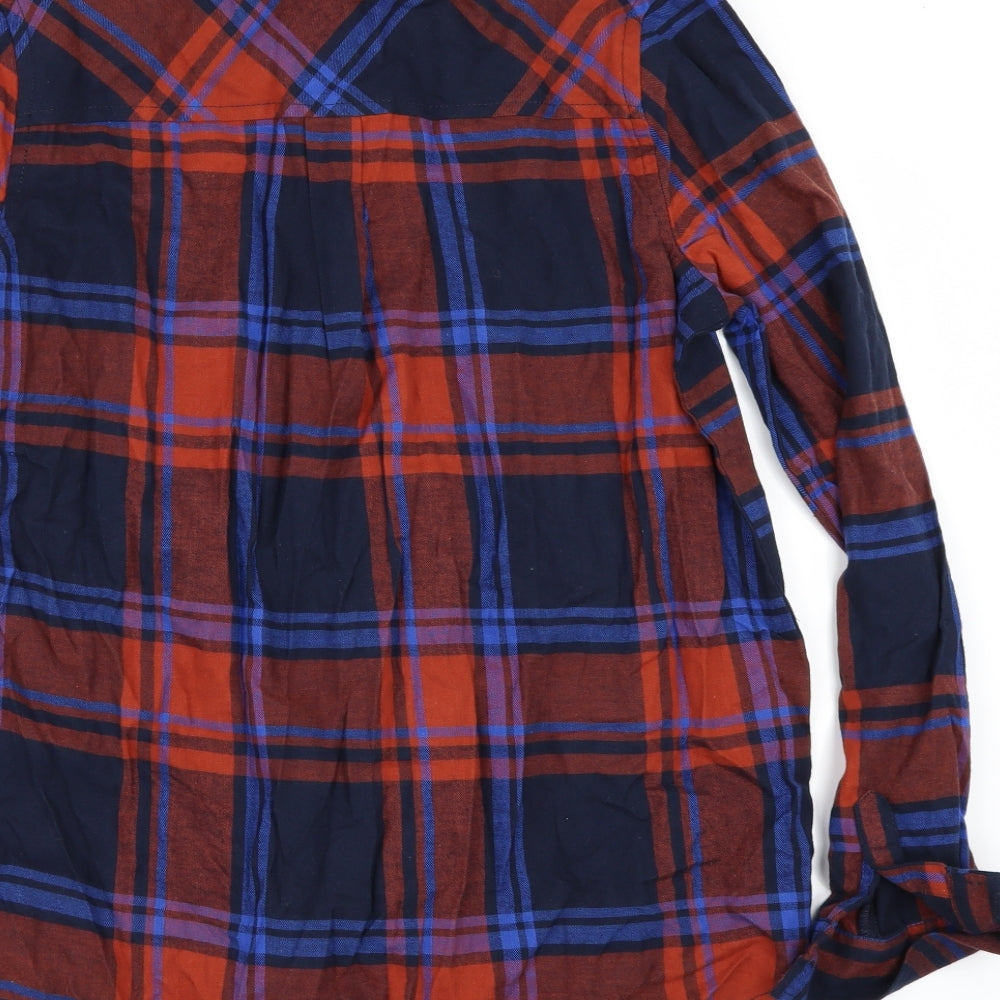 Womens UK Size 6 New Look Blue Basic Blouse