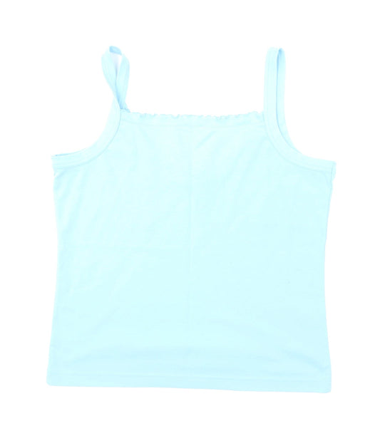 Womens UK Size L Donna Lewis Blue Camisole T-Shirt