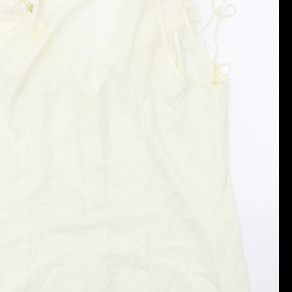 Womens UK Size L Spense White Basic Blouse