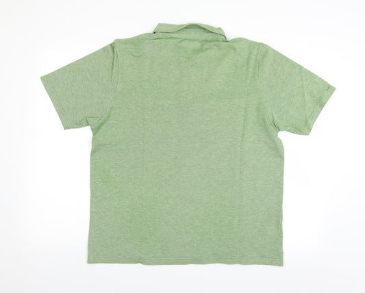 Lincoln Mens Green Polo Size L