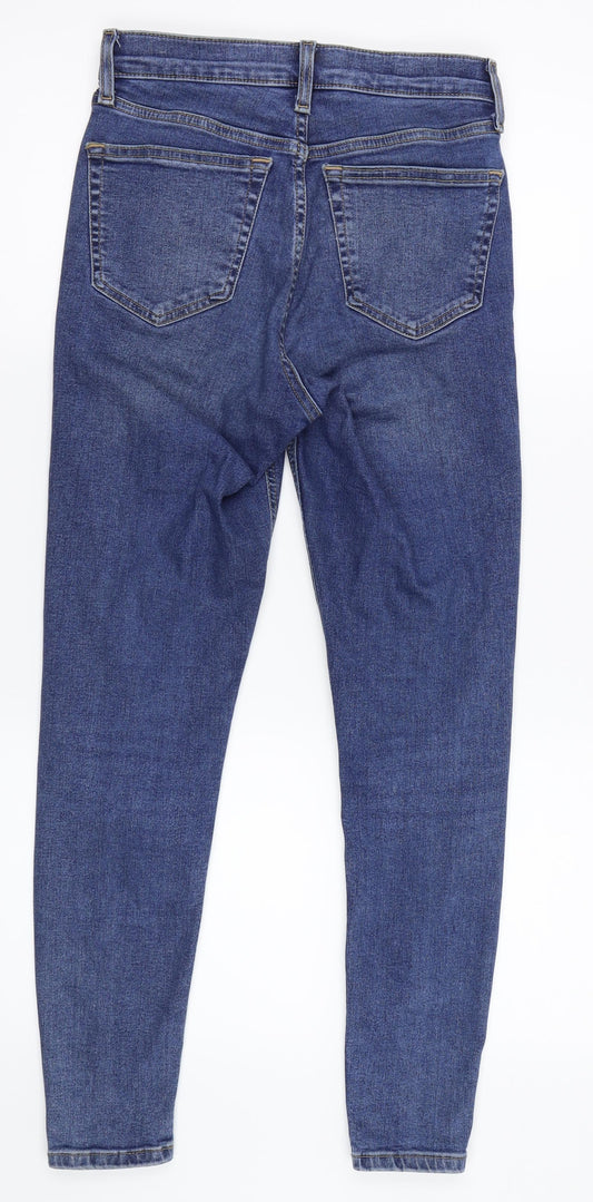 Mens UK Size 26 Topshop Slim Fit Skinny Blue Jeans