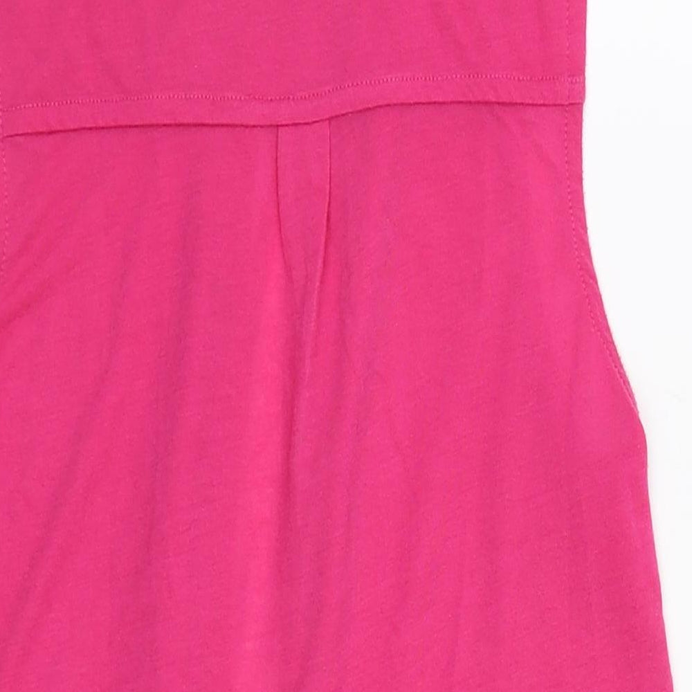 F&F Womens Pink Basic Button-Up Size 6