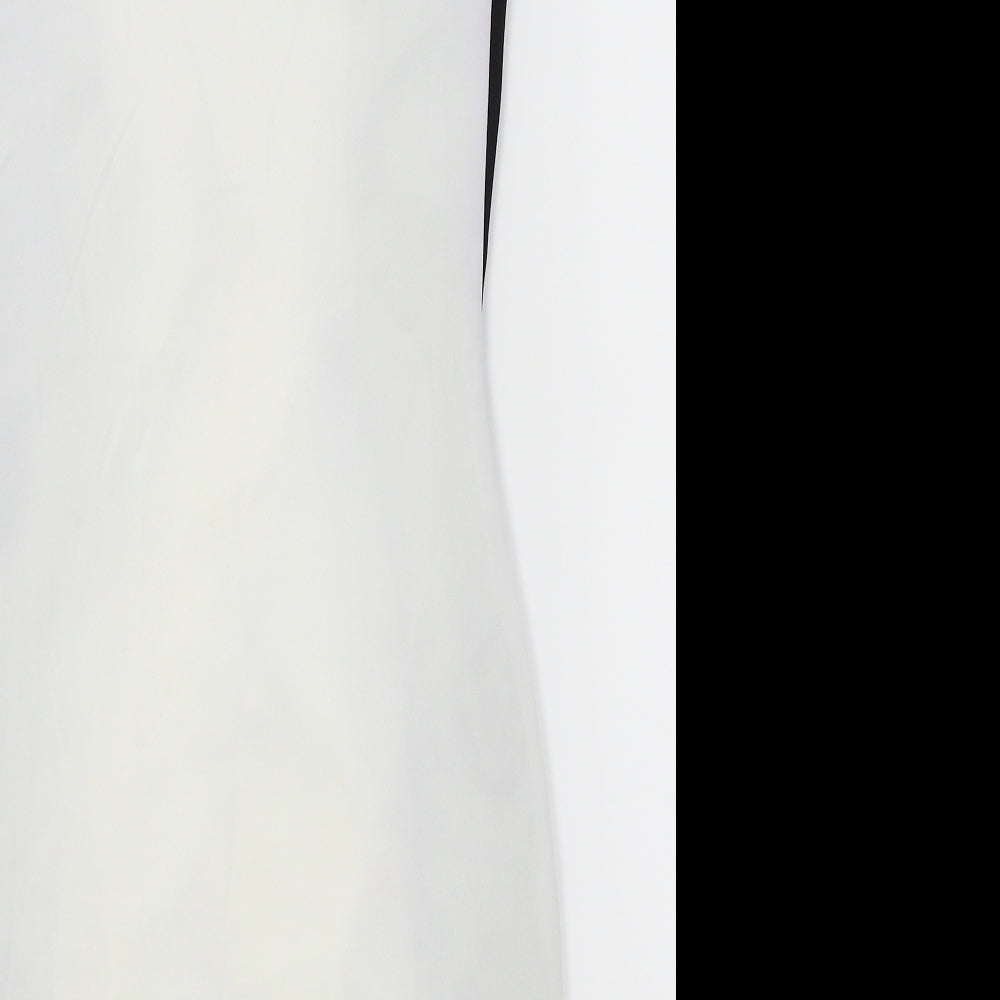 ayanapa Womens White Fit & Flare Size 10