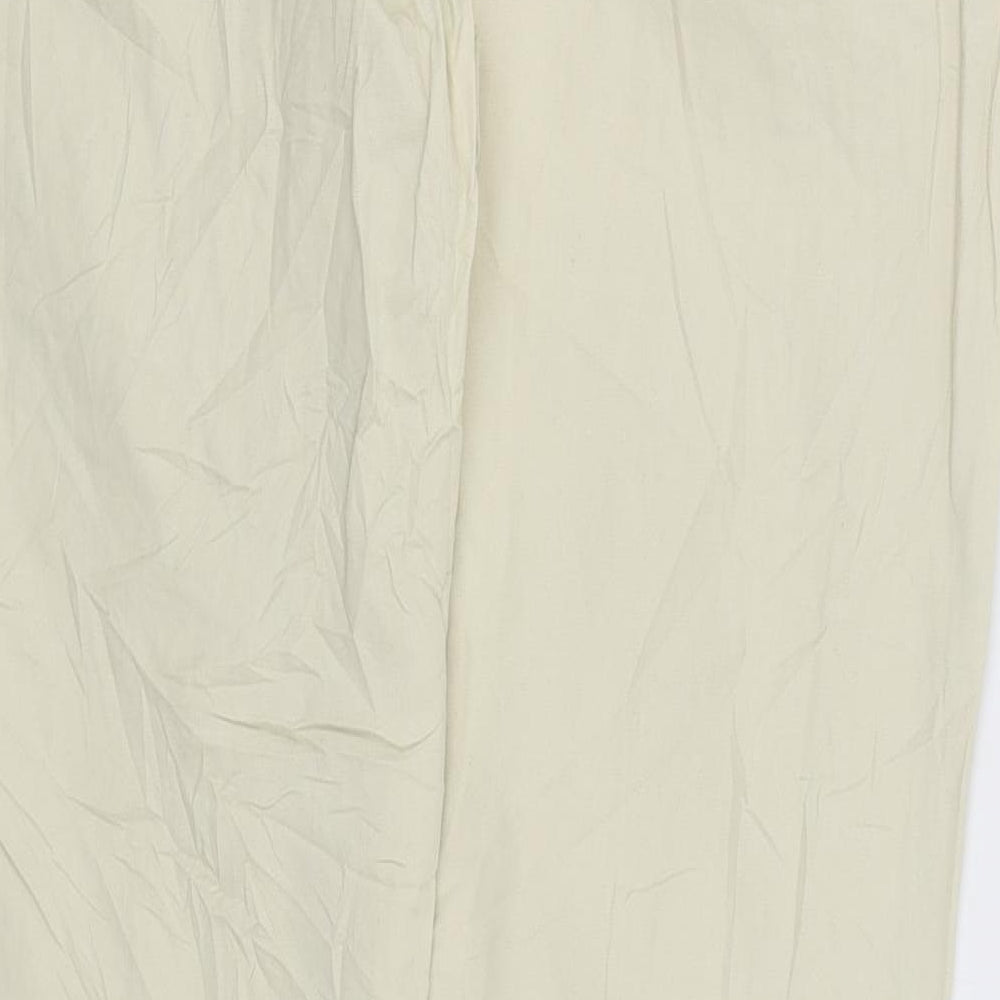 Veromoda Womens Beige Chino Trousers Size 12 L29 in