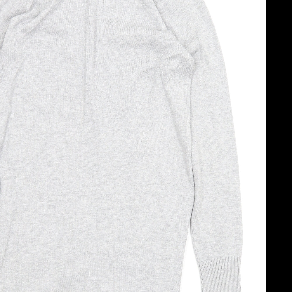 F&F Womens Grey Cardigan Jumper Size 10