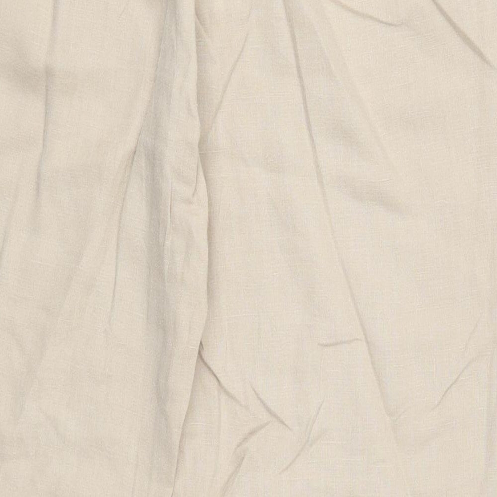 Womens UK Size 14 NEXT Regular Fit Beige Trousers